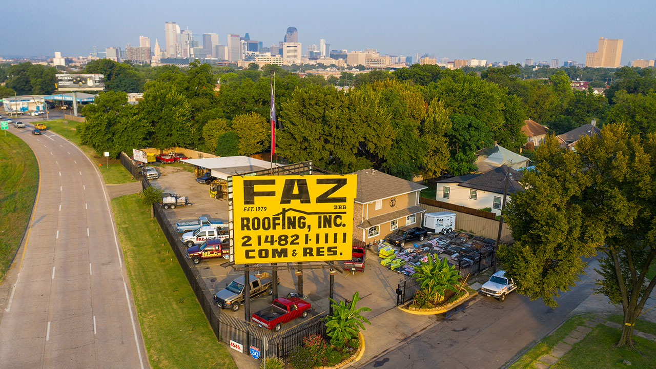 Commercial flat roof installation project in Fort Worth by FAZ Roofing